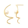 Guldörhängen Pearl 18K