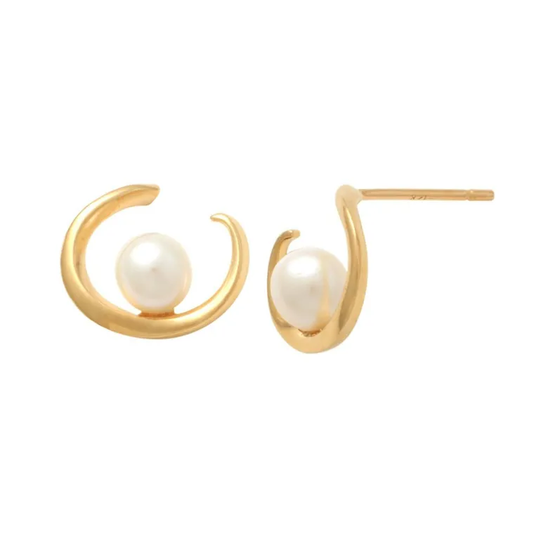 Guldörhängen Pearl 18K