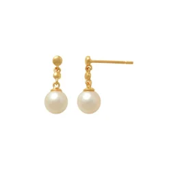 Guldörhängen Pearls 18K
