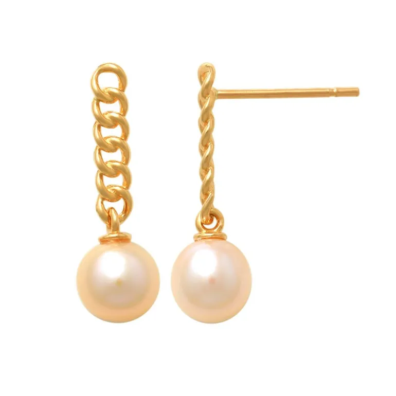 Guldörhängen Pearls 18K