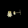 Guldörhängen Snowflake 18K