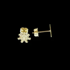 Guldörhängen Snowflake 18K