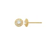 Guldörhängen Sparkling Circle 18K