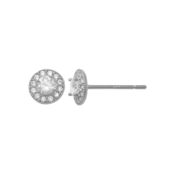 Guldörhängen Sparkling Circle 18K