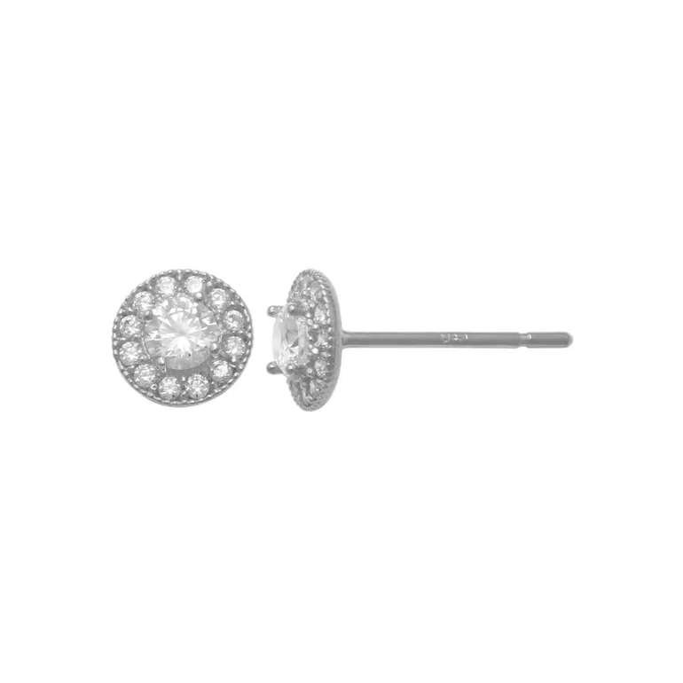 Guldörhängen Sparkling Circle 18K