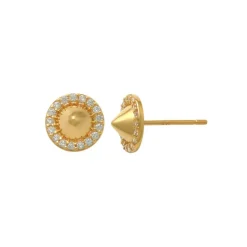 Guldörhängen Sparkling Cone 18K