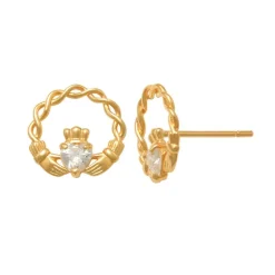 Guldörhängen Sparkling Crown 18K