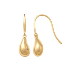 Guldörhängen Sparkling Drop 18K