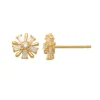 Guldörhängen Sparkling Flower 18K