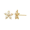Guldörhängen Sparkling Flower 18K