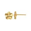 Guldörhängen Sparkling Flower 18K