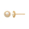 Guldörhängen Sparkling Pearl 18K