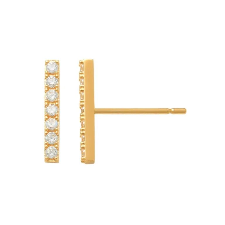 Guldörhängen Sparkling Row 18K