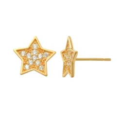 Guldörhängen Sparkling Stars 18K