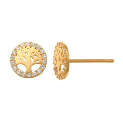 Guldörhängen Sparkling Tree of Life 18K