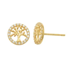 Guldörhängen Sparkling Tree of Life 18K