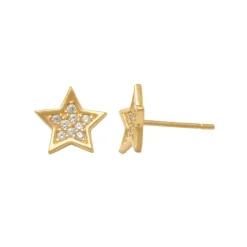 Guldörhängen Star 18K Guld