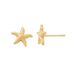 Guldörhängen Starfish 18K