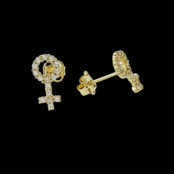 Guldörhängen Venus 18K