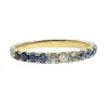 Guldring Blue Diamonds 18K