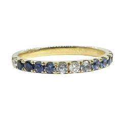 Guldring Blue Diamonds 18K