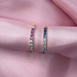 Guldring Blue Diamonds 18K