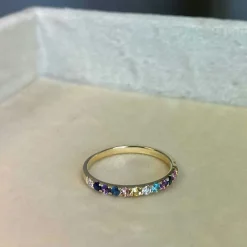 Guldring Colored Diamonds 18K