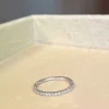 Guldring Glow 18K Vitguld