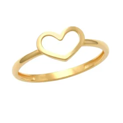 Guldring Heart 18K Guld