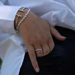 Guldring Luxury 18K Vitguld