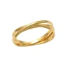 Guldring Triple 18K Guld