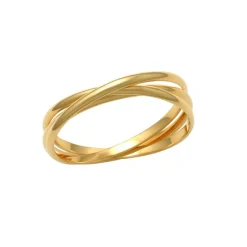 Guldring Triple 18K Guld