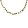 Halsband Ankar Förgyllt Stål - 6 mm