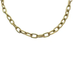 Halsband Ankar Förgyllt Stål - 6 mm