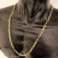 Halsband Ankar Förgyllt Stål - 6 mm