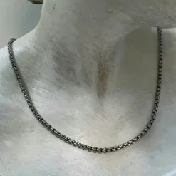 Halsband Boxlänk Stål - 3 mm