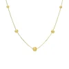 Halsband Brushed Beads 18K Guld