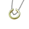 Halsband Circle Förgyllt Silver