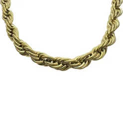 Halsband Cordell Förgyllt Stål - 10 mm