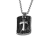 Halsband Cross Stål