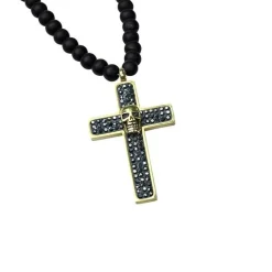 Halsband Cross Stål