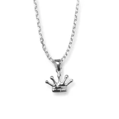 Halsband Crown Silver