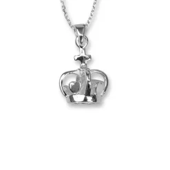 Halsband Crown Silver