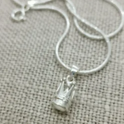 Halsband Crown Silver