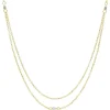 Halsband Cube 18K Bicolore Guld