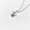 Halsband Cute Frog with Crown Silver