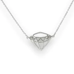 Halsband Diamond Silver / Förgyllt Silver