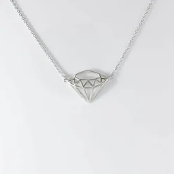 Halsband Diamond Silver / Förgyllt Silver