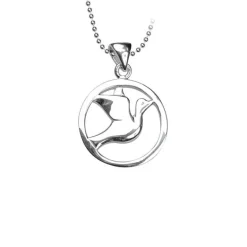 Halsband Dove Silver