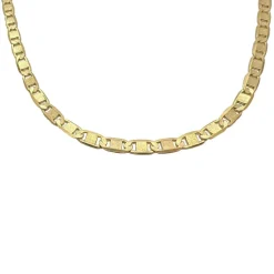 Halsband Fancy Förgyllt Silver - 3,7 mm